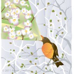 blossom2_j_sm a robin sings flowers into bloom
